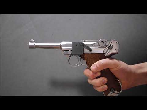 WE Luger P08 Full auto selector side plate