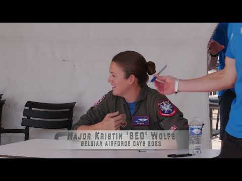 Amazing F-35 Demonstration...Major Kristin 'BEO' Wolfe