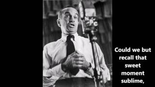 The Anniversary Song  AL JOLSON