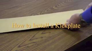 How to Install a Kick Plate