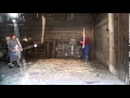 Threshing With Hand Flails Two People Threshing