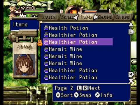 Lets play Waku Waku Puyo Puyo Dungeon English (Sat) P22 Arle Jungle dungeon 1