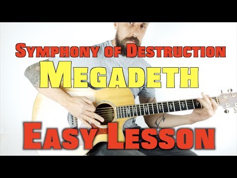 How to play Symphony Of Destruction By Megadeth