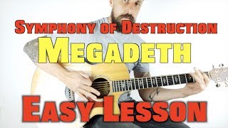 How to play Symphony Of Destruction By Megadeth