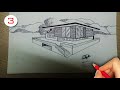 How To Draw A House With 2 Gathering Points ART COLOR
