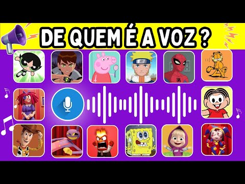 🔊 GUESS THE CHARACTER BY THEIR VOICE | Challenge of Voices l Whose voice is it? QUIZ