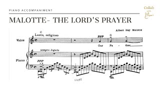 Malotte- The Lord&#39;s Prayer |PIANO ACCOMPANIMENT  #CollabwithMoni