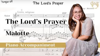 Malotte- The Lord&#39;s Prayer |PIANO ACCOMPANIMENT  #CollabwithMoni