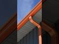 These gutters accent the building giving it a whole new look #metal #gutters #shorts