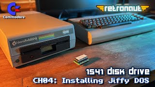 Commodore 1541 Disk Drive: Make a ROM adapter and Install JiffyDOS ROM
