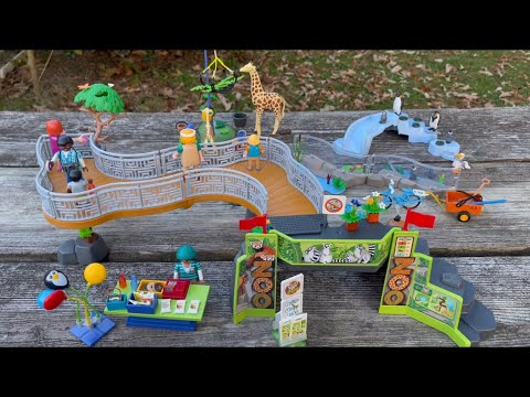 We Built a Zoo! Playmobil Zoo Buildable Play Sets Petting Zoo
