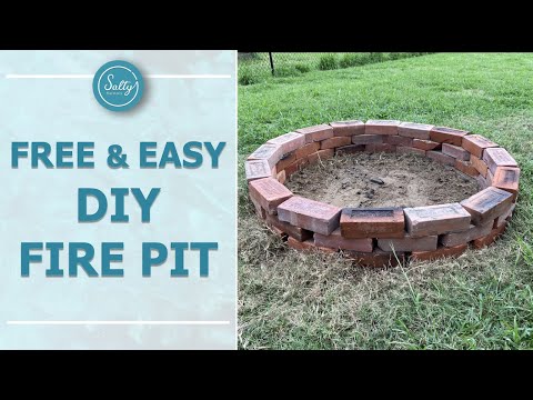 Free and Super EASY DIY Fire Pit
