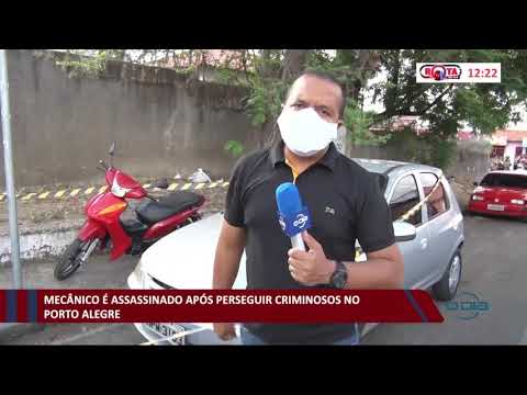 Mecânico é assassinado após perseguir criminoso no Porto Alegre 23 11 2020