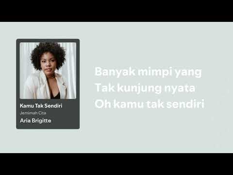 Kamu Tak Sendiri - Jemimah Cita (Lirik Lagu)