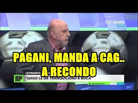 Pagani is angry that Pavon is overrated. SOCCER STUDY