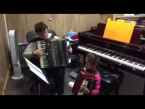 Zelda Mormul and Tanja Lukic Tinker Polka accordion