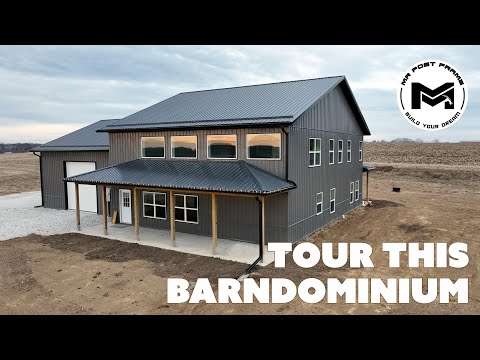 3,000 sq ft Two-Story Dream Barndominium Tour