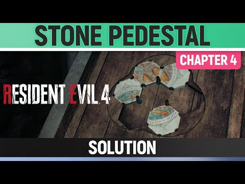 Resident Evil 4 - Stone Pedestal Puzzle Solution