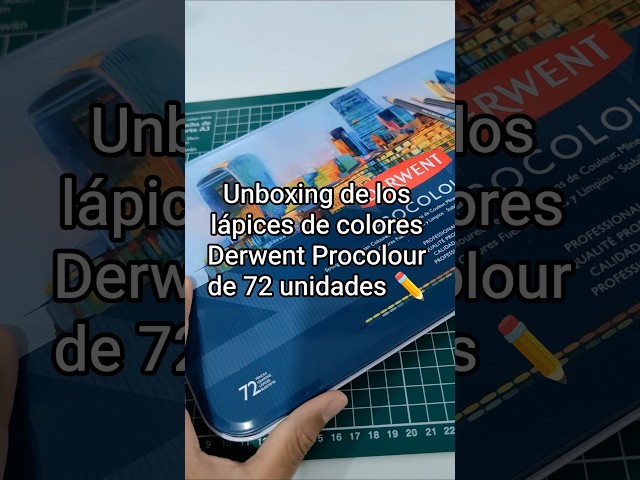 Vídeo relacionado con Derwent Procolour Juego de 72 Lápices de Colores de Textura Suave de Calidad Profesional en 1 Caja Metálica, 4 mm