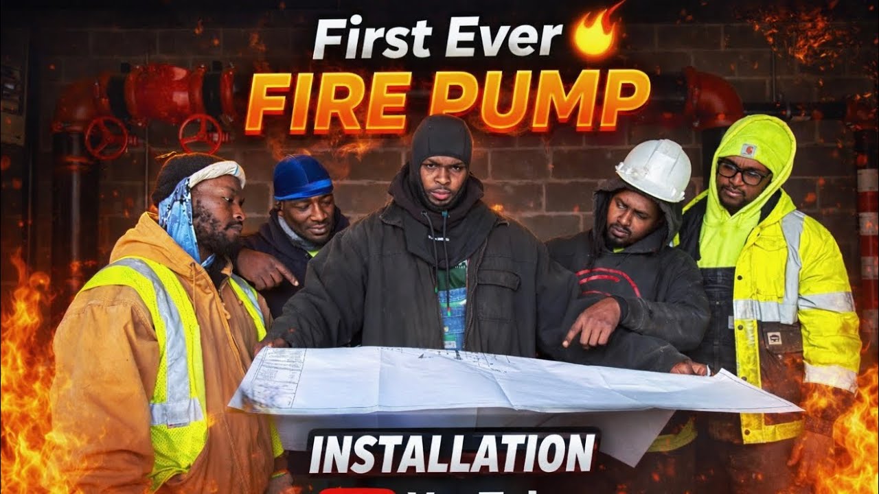 FIRST EVER Fire Pump Installation on YouTube(Full Build)