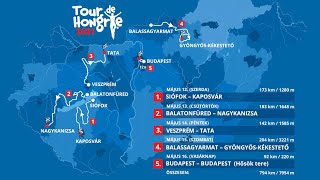 Tour de Hongrie 2021 szakaszok