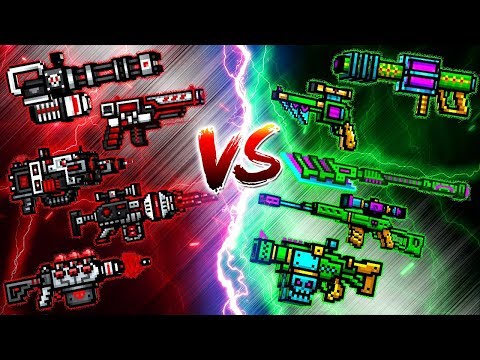 Pixel Gun 3D - Champion Weapons VS Adamant Weapons