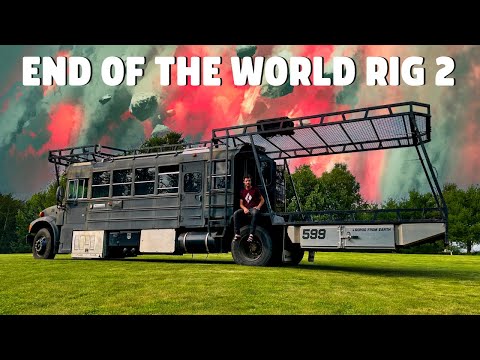 The Legendary Bus Conversion that Could Rebuild Society (Update Tour)