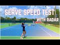 Serve Speed Test | Flat, Slice & Kick Tennis Lesson
