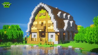 Minecraft | How to Build an Advanced SMP Barn [EASY 5x5 System]