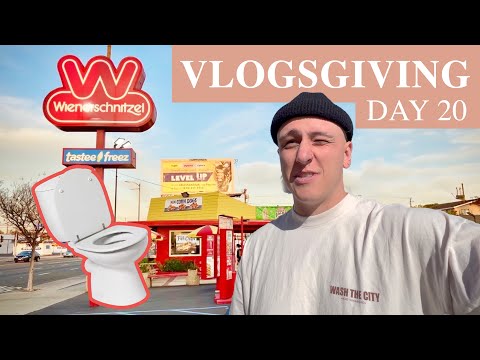 PRIMEIRA VEZ EM UM WIENERSCHNITZEL (banheiro) - vlogsgiving dia 20
