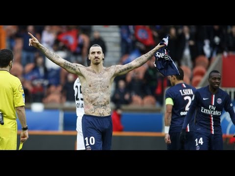 psg vs caen 2-2 Goals 14/02/2015 amazing ibrahimovic goal