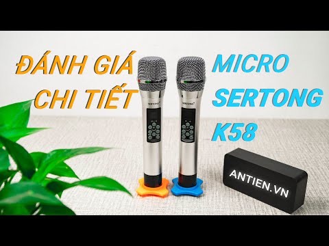 Đánh giá chi tiết Sertong SER-K58| Bộ Mic không dây cực đỉnh cho loa kéo