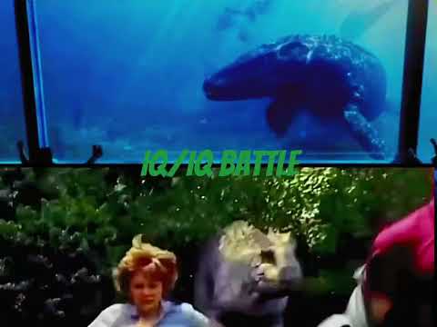 Mosasaurus vs Indominus Rex(4K video) #shorts