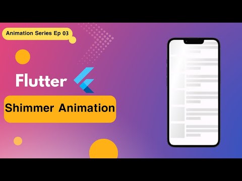 Flutter Shimmer animation effect | Shimmer Loader effect in flutter | BalochCodes