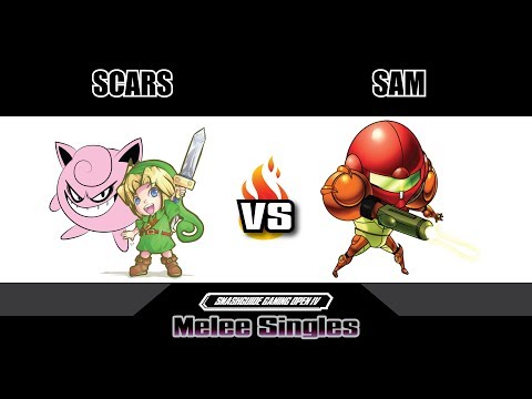 SGGO4 SSBM - SCARS(Young Link/Jigglypuff) Vs. SAM(Samus) - Winners Bracket