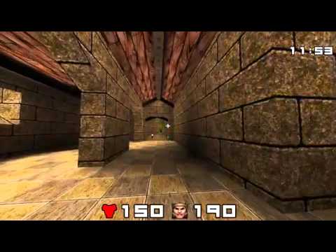 Red Annihilation - Thresh vs Entropy, battle for John Carmack's Ferrari E1M2 Quake1 1080p 4k