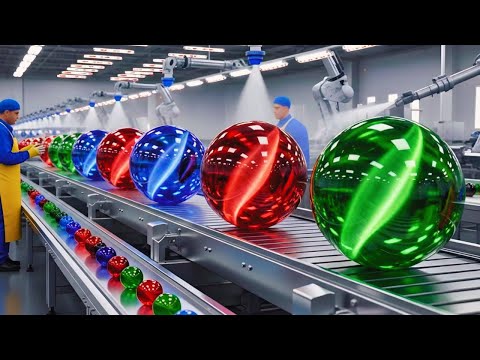 Comment c’est fait : Les Billes – L’incroyable processus de recyclage du verre en millions de billes