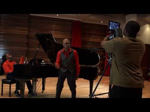 MAESTRO FRESH WES on set with SAUKRATES