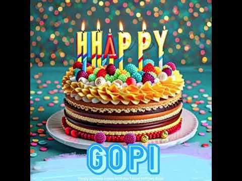 Happy birthday Gopi song