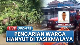 Pencarian Hari ke 2 Seorang Warga Tasikmalaya yang Diduga Hanyut Terbawa Arus Sungai Cilamajang