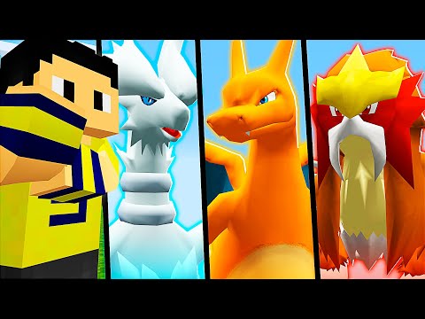 QUAL O MELHOR POKEMON DE FOGO? - Disputa Suprema (Minecraft)