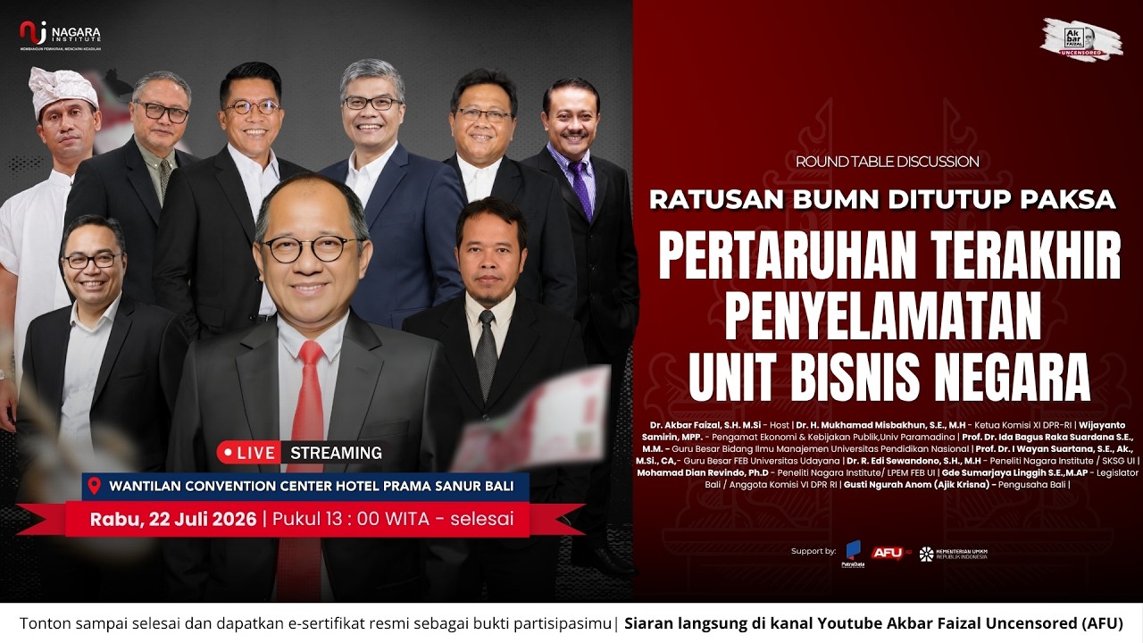 RATUSAN BUMN DITUTUP PAKSA. PERTARUHAN TERAKHIR PENYELAMATAN UNIT BISNIS NEGARA