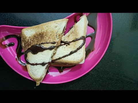 how to make chocolate 🍫🍫 sandwich 🥪 home 🏘️ made,very tasty