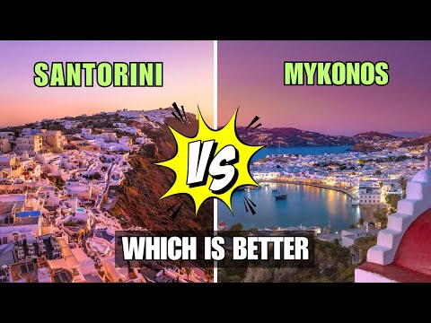 Santorini vs Mykonos 🇬🇷 | Which Greek Island Should You Visit in 2025? 🏝️