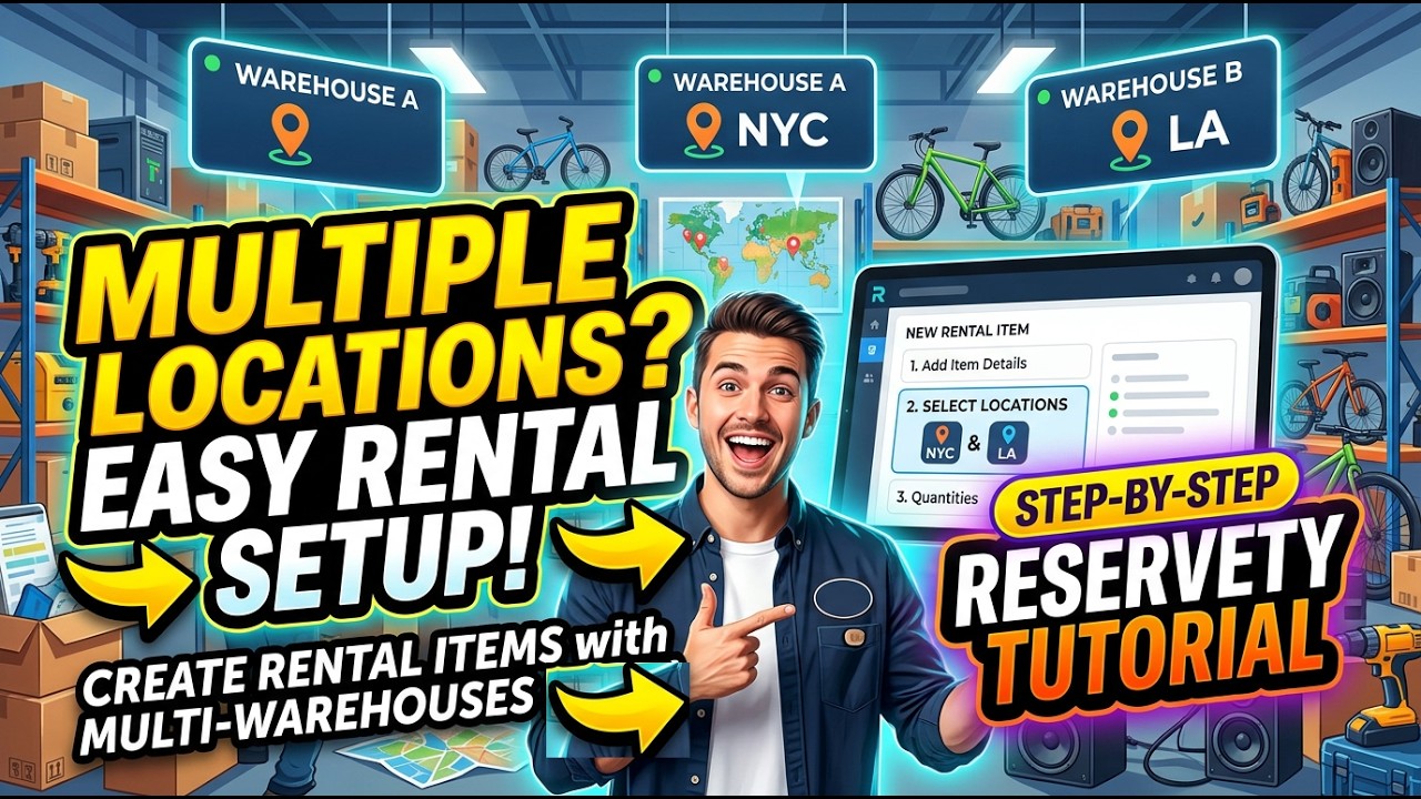 Create Multiple Locations and Warehouses
