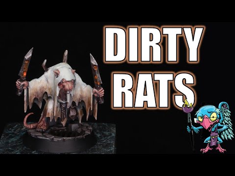 How to Paint Dirty Rats (Skabbik's Plaguepack) - HC 409