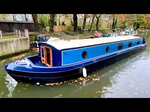 £185,000 Canal Boat Tour : Aqualine Canterbury 68x12 Widebeam
