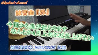 【大人から始めたピアノ初心者の練習動画】昴①