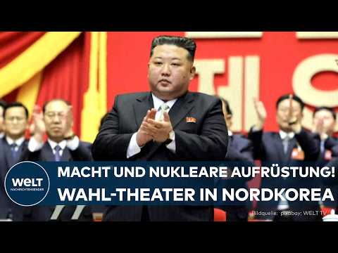 Video Thumbnail: WAHLEN IN NORDKOREA: Seltener Parteitag – Kim Jong-un wird als Generalsekretär bestätigt