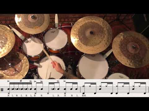 60 Second Drum Lesson | Sixtuplets Snare Shuffle Fill